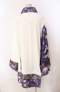 画像4: Qutie Frash / 肩あきカーディガン  パープル O-25-11-10-058-QU-JA-IG-OS