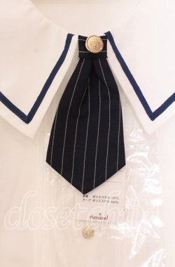 画像2: Amavel / 2025年福袋 ブラウス  オフ×ネイビー O-25-11-10-063-CA-BL-IG-OS