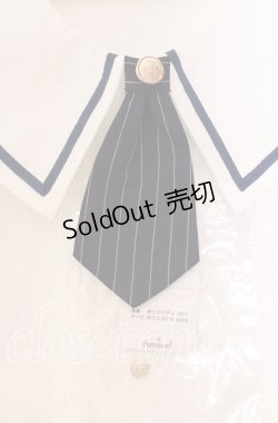 画像2: Amavel / 2025年福袋 ブラウス  オフ×ネイビー O-25-11-10-063-CA-BL-IG-OS