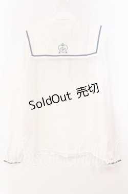 画像3: Amavel / 2025年福袋 ブラウス  オフ×ネイビー O-25-11-10-063-CA-BL-IG-OS