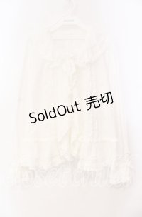 PINK HOUSE / ローズレース使いローンフリルブラウス  シロ O-25-11-10-064-LO-BL-IG-OS