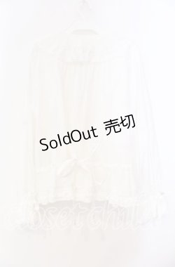 画像5: PINK HOUSE / ローズレース使いローンフリルブラウス  シロ O-25-11-10-064-LO-BL-IG-OS