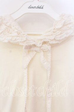 画像2: PINK HOUSE / ローンフリルフード付きカットソー  オフ O-25-11-10-065-LO-TO-IG-OS