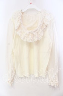 画像3: PINK HOUSE / ローンフリルフード付きカットソー  オフ O-25-11-10-065-LO-TO-IG-OS