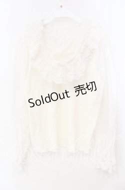 画像3: PINK HOUSE / ローンフリルフード付きカットソー  オフ O-25-11-10-065-LO-TO-IG-OS