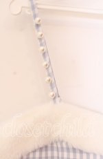 画像2: 【SALE】Ank Rouge / エコファーギンガムビスチェ M サックス O-25-11-10-067-CA-TO-OW-ZT371 (2)