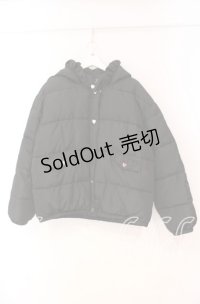 DearMyLove / 選べるデザイン中綿ハートブルゾン LL〜3L クロ O-25-11-10-068-EL-CO-OW-OS