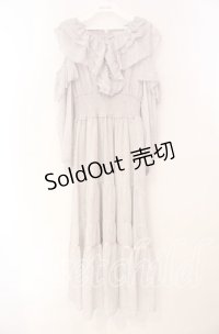 An MILLE / フリルショルダーカットワンピース  ピンク O-25-11-10-069-EL-OP-OW-OS