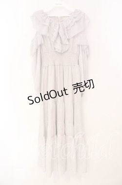 画像1: An MILLE / フリルショルダーカットワンピース  ピンク O-25-11-10-069-EL-OP-OW-OS