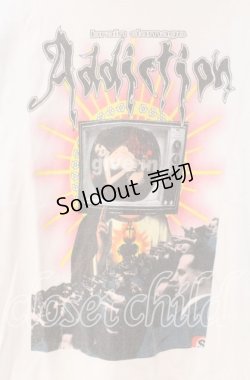 画像2: STIGMATA / Addictuonプリントラグラン XS ホワイト×ブラック O-25-11-10-071-GO-TO-OW-OS