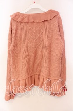 画像4: PINK HOUSE / メリーストロベリーモチーフ使いカーディガン  ストロベリー O-25-11-10-074-LO-TO-OW-OS