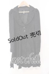 BPN / ローズジャガードロングジャケット Ｍ ブラック O-25-11-10-078-GO-CO-IG-OS