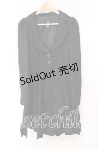 BPN / ローズジャガードロングジャケット Ｍ ブラック O-25-11-10-078-GO-CO-IG-OS