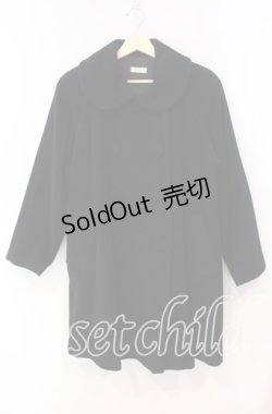 画像1: MILK / ダブルボタンジャケット  ブラック O-25-11-10-079-ML-CO-IG-OS