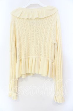 画像3: axes femme kawaii / プチローズニットカーデ  アイボリー O-25-11-10-080-AX-TO-IG-OS