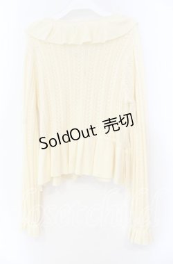 画像3: axes femme kawaii / プチローズニットカーデ  アイボリー O-25-11-10-080-AX-TO-IG-OS