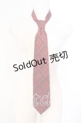 BPN / ジャガードネクタイ  レッド O-25-11-10-014-GO-ZA-IG-OS