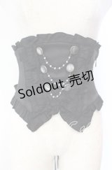 Sheglit / "Sirenetta"パールコルセット M ブラック O-25-11-10-015-EL-TO-OW-OS