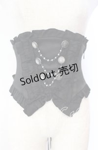 Sheglit / "Sirenetta"パールコルセット M ブラック O-25-11-10-015-EL-TO-OW-OS