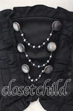 画像2: Sheglit / "Sirenetta"パールコルセット M ブラック O-25-11-10-015-EL-TO-OW-OS