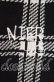 画像2: NieR Clothing / ポケット付き高品質ショート丈カーディガン  ブラック×ホワイト O-25-11-10-095-PU-TO-IG-OS (2)