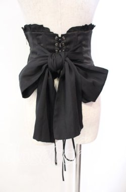 画像4: Sheglit / "Sirenetta"パールコルセット M ブラック O-25-11-10-015-EL-TO-OW-OS