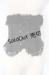 Innocent World / ボーン入りコルセット L クロ O-25-11-10-016-IW-TO-IG-OS