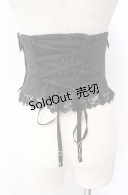 画像4: Innocent World / ボーン入りコルセット L クロ O-25-11-10-016-IW-TO-IG-OS