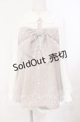 Ank Rouge / キラキラツイードリボンセットアップ M ピンク O-25-11-10-017-CA-OP-OW-OS