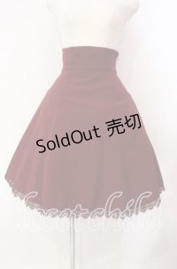 Innocent World / ユリレースフレアースカート M ワイン O-25-11-10-022-IW-SK-OW-OS