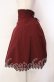 画像3: Innocent World / ユリレースフレアースカート M ワイン O-25-11-10-022-IW-SK-OW-OS (3)