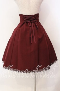 画像4: Innocent World / ユリレースフレアースカート M ワイン O-25-11-10-022-IW-SK-OW-OS