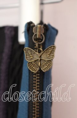 画像3: Ozz oneste / 春うららスカート  ブラック×ブルー O-25-11-10-028-OO-SK-IG-OS