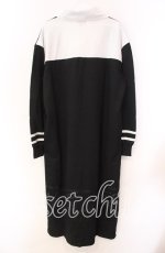 画像3: 【SALE】NieR CLOTHING / LOGO ZIPPER UNISEX LONGワンピース【ポケット付き】  ブラック×ホワイト O-25-11-11-026-PU-OP-IG-ZT266 (3)