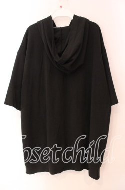 画像3: NieR Clothing / さらふわポケット付きパーカー  ブラック×シエル O-25-11-11-027-PU-TO-IG-OS