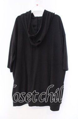 画像3: NieR Clothing / さらふわポケット付きパーカー  ブラック×ミケ O-25-11-11-028-PU-TO-IG-OS