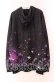 画像2: NieR Clothing / ZIP PARKA【PURPLE STAR】 パーカー  ブラック×パープル O-25-11-11-030-PU-TO-IG-OS (2)