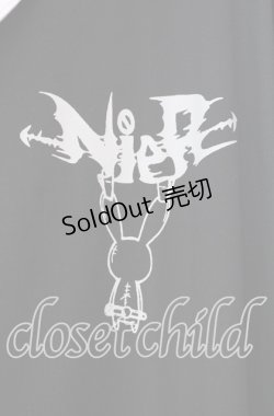 画像2: 【SALE】NieR CLOTHING / 襟付き半袖カットソー  ブラック×ホワイト O-25-11-11-031-PU-TO-IG-ZT265