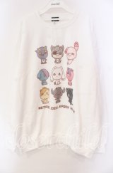 NieR Clothing / プリントトレーナー  ホワイト【CHARACTER】 O-25-11-11-032-PU-TO-IG-ZT322