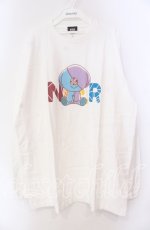 画像1: 【SALE】NieR CLOTHING / ONE君ptカットソー XL ホワイト O-25-11-11-035-PU-TO-IG-ZT339 (1)