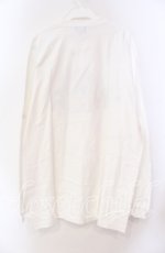 画像2: 【SALE】NieR CLOTHING / ONE君ptカットソー XL ホワイト O-25-11-11-035-PU-TO-IG-ZT339 (2)