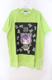 NieR Clothing / 擬人化シエルTシャツ  ライトグリーン O-25-11-11-036-PU-TS-IG-ZT339