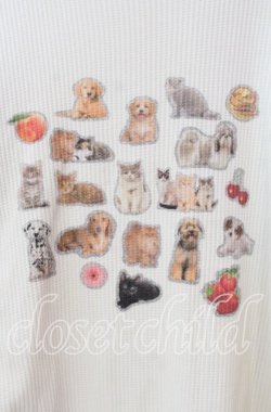 画像2: Candy Stripper / STICKERS LAYERED トップス  アイボリー O-25-11-11-042-PU-TO-IG-OS