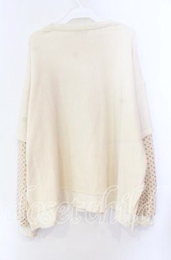 画像3: Candy Stripper / STICKERS LAYERED トップス  アイボリー O-25-11-11-042-PU-TO-IG-OS