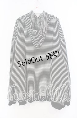 画像3: Candy Stripper / ANARCHY BEAR BORDER フーディ  ブラック×ホワイト O-25-11-11-043-PU-TO-IG-OS