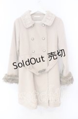 axes femme / レースカラーコート M ベージュ O-25-11-11-044-AX-CO-OW-OS