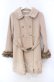 画像1: axes femme / レースカラーコート M ベージュ O-25-11-11-044-AX-CO-OW-OS (1)