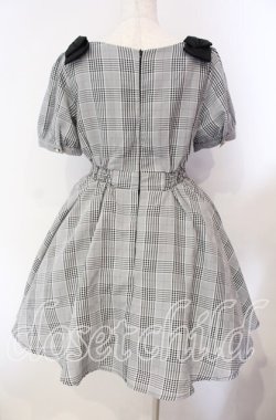 画像3: Amavel / ツインリボンチェックワンピース F クロ O-25-11-11-003-CA-OP-OW-OS