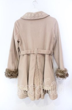 画像4: axes femme / レースカラーコート M ベージュ O-25-11-11-044-AX-CO-OW-OS