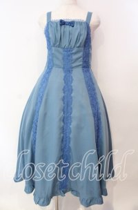 Chalmiere / シュエットジャンパースカート  ブルー O-25-11-11-004-LO-OP-IG-OS